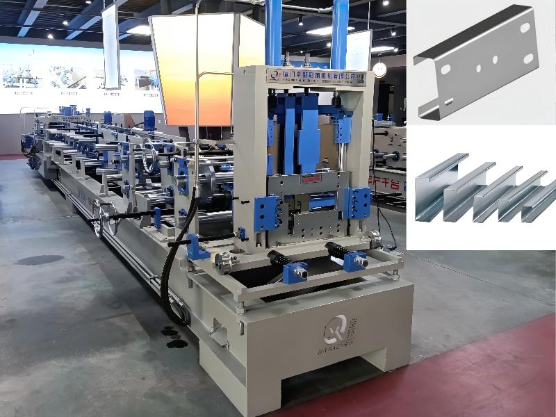Steel stud roll forming machine